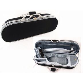 حافظة كمان جديدة مُحسّنة/مُصممة على شكل قمر 1/2 + مجموعة أوتار كمان مجانية in Kuwait