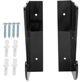 2 Pcs Acrylic Skateboard Rack, Wall Mount Skateboard Storage Rack, Load Bearing Skateboard Holder with Hooks for Longboards and Surfboards, Includes Mounting Hardware in Kuwait