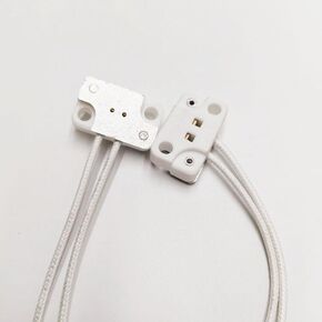 BX/CX21/31/41 U-LS30-5 Microscope Bulb G4 lamp Holder Ceramic Base(2PCS) in Kuwait