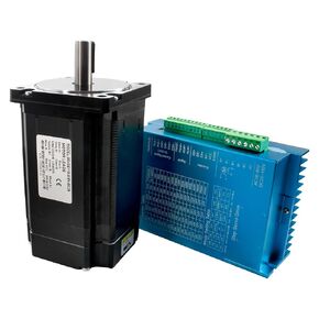 XUNKUNER Closed Loop Stepper Motor, Nema34 Motor,0-6.0A 18-80VDC Closed Loop Stepper Driver HBS86H V4 (86 * 150 / 12N) in Kuwait