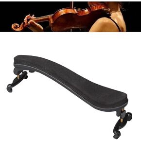 Violin Shoulder Rest for 1/2 Size, Collapsible and Height Adjustable Feet, Universal Type Parts Soft Easy to use, High Strength Sponge, Easy use for Kids Beginners - Black (for 1/4 Size) in Kuwait