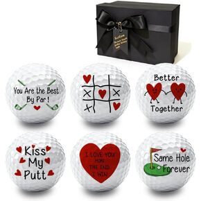 Funny Gifts for Husband Birthday Anniversary, Wedding Birthday Golf Balls Gifts for Him Boyfriend Golfers Lovers Father's Day Fan Humor, Golf Ball Romantic Diy Present for Men Couple from Wife in Saudi Arabia