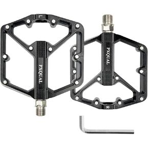 Mountain Bike Pedals MTB Bicycle Flat Pedals 3 Sealed Bearings Aluminum 9/16" Lightweight Platform for Road MTB in Saudi Arabia