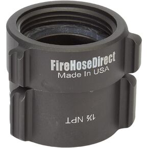 Aluminum 1 1/2" NH to 1 1/2" NPT Double Female Fire Hose Adapter in Kuwait