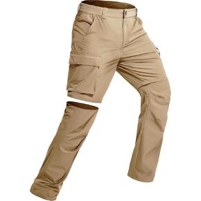 Mens Lightweight Hiking Pants Convertible Quick Dry Water Resistant Zip Off Outdoor Fishing Travel Cargo Work Pants in Kuwait