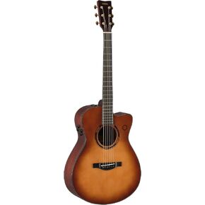 Yamaha TAS3 C TransAcoustic Guitar (2nd Gen), Sand Burst Finish with Hard Bag in Kuwait