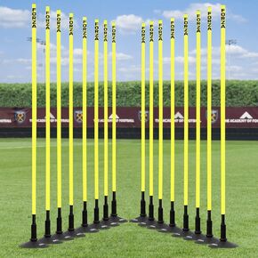 NWS Forza Spring Loaded Agility Poles | Improve Endurance, Speed & Footwork - Available in Packs of 8 or 16 in Kuwait