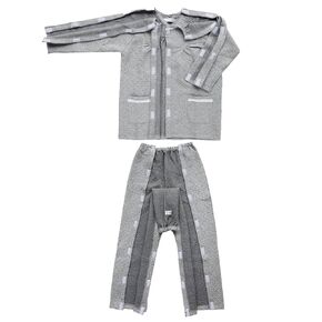 Bedridden Patient Clothing Patient Pajamas Long Sleeve Tear Away Patient Clothes Medical Patient Gowns(XXL) in Saudi Arabia