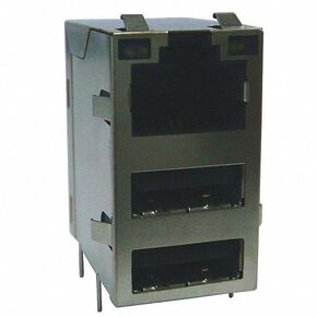 Abracon، ARJU31B-MASD-A-B-HLU2، مقبس RJ45 مع مجموعة USB مغناطيسية/مزدوجة 10/100/1000 Base-TX - AutoMDIX - علامة تبويب لأعلى - 5 مراكز - زاوية 90 درجة - محمية - مصباح LED أخضر/أصفر. (40 عنصر/عناصر) in Kuwait