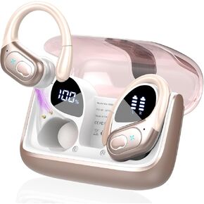 سماعات الأذن اللاسلكية 75 ساعة بلوتوث 5.3 سماعة الرأس الرياضية ، و ipx7 أذن مقاومة للماء للتمرين/الجري ، الأرجواني in Kuwait