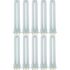 B3166677 Sunlite PL U-Bend Fluorescent Bulb - 2GX7 Base - 13W - 720 Lumens - 3500K - Neutral White - Pack of 10 in Saudi Arabia