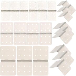 120 قطعة 3 أحجام من المفصلات البيضاء المثبتة مع دبابيس مقسمة قابلة للإزالة متوافقة مع أجزاء طائرة RC التي يمكنك صنعها بنفسك (1، 120 قطعة) in Kuwait