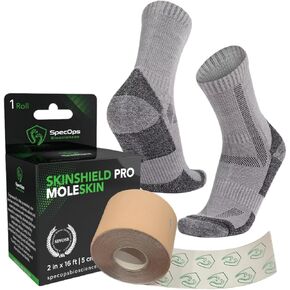 مجموعة أقدام جاهزة للمشي - جلد مولي من الدرجة العسكرية + زوجان من الجوارب المصنوعة من صوف ميرينو للمشي لمسافات طويلة والركض والأميال الطويلة in Kuwait