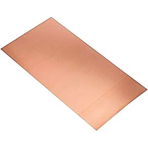 ورقة نحاسية معدنية دقيقة من K&S 1218 - 0.016 بوصة سمك × 6 بوصة عرض × 12 بوصة طول - الحرف اليدوية، الأسقف، الكهرباء، صناعة المجوهرات، صنع في الولايات المتحدة الأمريكية، ورقة واحدة in Kuwait