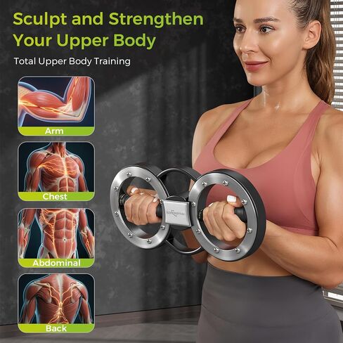 Multifunctional Rotator Machine with12lbs Resistance for Upper Body Strength Training, Warm-up, Rehabilitation, Cardio Boxing Endurance Training - Forearm Trainer, Arm Workout Equipment for Home Gym. in Kuwait