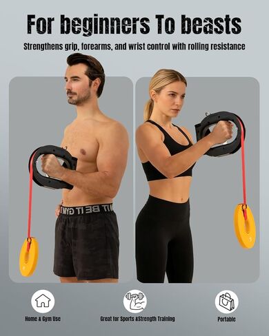 مقوي الساعد ومقوي المعصم، جهاز تمرين الساعد متعدد الاتجاهات، مدرب الساعد المحمول لبناء العضلات، وقوة القبضة وإعادة التأهيل in Kuwait
