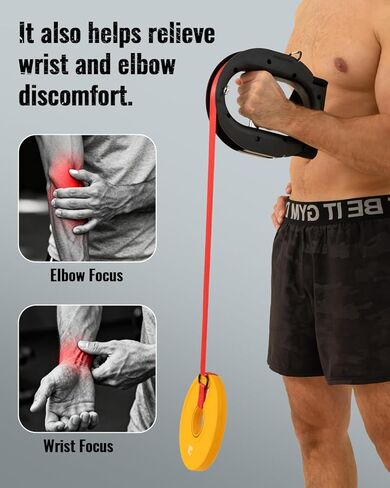 مقوي الساعد ومقوي المعصم، جهاز تمرين الساعد متعدد الاتجاهات، مدرب الساعد المحمول لبناء العضلات، وقوة القبضة وإعادة التأهيل in Kuwait