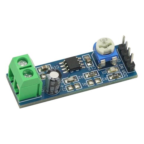 4PCS LM386 Mono Audio Amplifier Module 20 Times Amplifier 10K Adjustable Resistance 5V-12V in Saudi Arabia