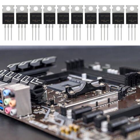 20pcs IRF1404 N-Channel TO-220 Plug-in N-Channel 40V 160A 333W for Automobile Electric Vehicle Solar Panel LED Lighting Audio Amplifier in Saudi Arabia