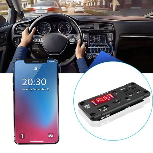 Mp3 Decoding Board, Decoder Board Audio Decoding Module ABS Audio Receiver Board Digital Amplifier Board MP3 Player Decoder Board for Subwoofer Soundbar Speaker for Car Truck Taxi in Saudi Arabia