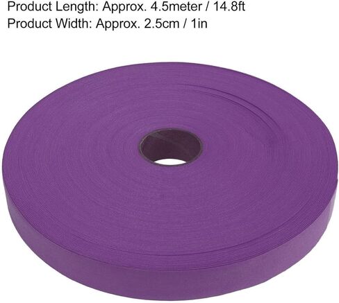 Racket Grip Tape Sweat Absorbent Non Slip, PU Material, 4.5m Length - Durable Handle Wrap, Wide Sports Use, Enhances Control for Tennis and Badminton (Purple) in Saudi Arabia