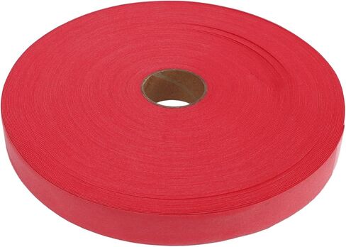 شريط قبضة المضرب ماص للعرق وغير قابل للانزلاق، مادة البولي يوريثان، طول 4.5 متر - غلاف متين للمقبض، استخدام رياضي واسع، يعزز التحكم في التنس وكرة الريشة (أحمر) in Kuwait