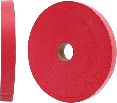 شريط قبضة المضرب ماص للعرق وغير قابل للانزلاق، مادة البولي يوريثان، طول 4.5 متر - غلاف متين للمقبض، استخدام رياضي واسع، يعزز التحكم في التنس وكرة الريشة (أحمر) in Kuwait