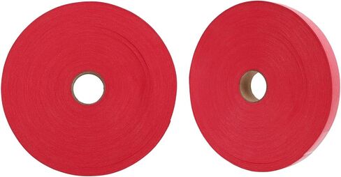 شريط قبضة المضرب ماص للعرق وغير قابل للانزلاق، مادة البولي يوريثان، طول 4.5 متر - غلاف متين للمقبض، استخدام رياضي واسع، يعزز التحكم في التنس وكرة الريشة (أحمر) in Kuwait