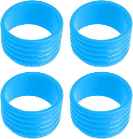 Nonslip Racket Rubber Bands for Badminton Squash Baseball Bat Handle Silicone Tennis Racquet Grip Rings Racket Bands Grip Bands for Tennis Racquet in Saudi Arabia