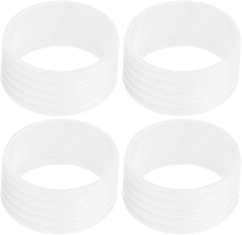 Nonslip Racket Rubber Bands for Badminton Squash Baseball Bat Handle Silicone Tennis Racquet Grip Rings Racket Bands Grip Bands for Tennis Racquet in Saudi Arabia