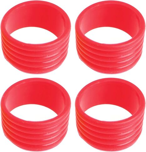 Nonslip Racket Rubber Bands for Badminton Squash Baseball Bat Handle Silicone Tennis Racquet Grip Rings Racket Bands Grip Bands for Tennis Racquet in Saudi Arabia