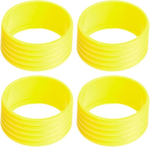 Nonslip Racket Rubber Bands for Badminton Squash Baseball Bat Handle Silicone Tennis Racquet Grip Rings Racket Bands Grip Bands for Tennis Racquet in Saudi Arabia