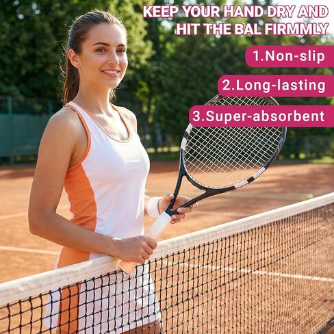 6 Pack Tennis Racket Grip Tape Non-Slip Absorbent Gradient Color Sweat Tennis Racket Overgrips for Tennis Pickleball Badminton Golf Baseball Bat in Saudi Arabia
