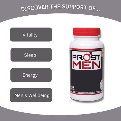 Prostate Supplement Capsules - Prostate Support - Urinary Frequency - Quality Sleep - Energy & Vitality - Saw Palmetto - Sting Nettle - Pack of 2-120 Caps in Saudi Arabia