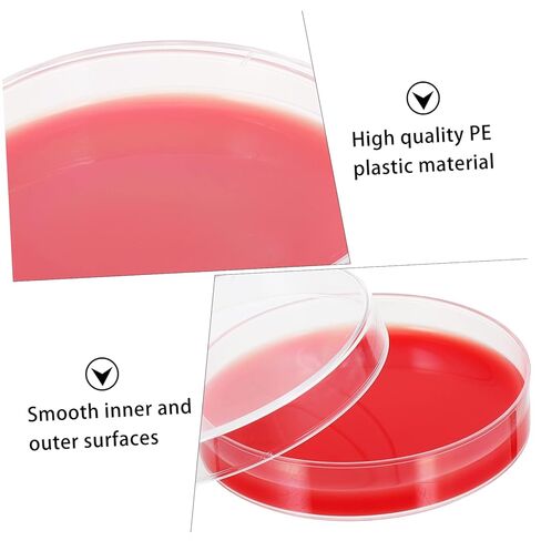 10Pcs Agar Plates Culture Dishes for Labs Agar Medium for Staphylococcus and Streptococcus Testing for Medical and Industrial Use in Kuwait