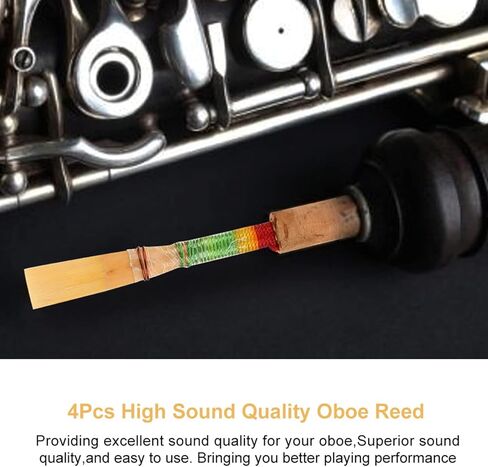 4 قطع من المزمار بأكمام واقية، ملحقات قطع غيار أدوات الرياح عالية الجودة in Saudi Arabia