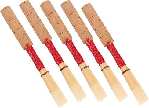 GOTOTOP Oboe 5Pcs Soft Bamboo, Medium Strength Oboe Reeds for Beginners with Plastic Case Tube in Saudi Arabia