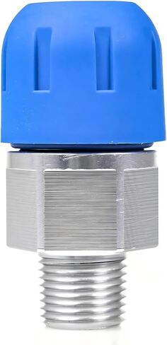 F1018 محول اتحاد مستقيم للهواء المضغوط - لتوصيل نظام أنابيب الهواء الهوائي السريع FastPip - محول قطعة أنابيب الهواء المضغوط - 3/4 بوصة × 1/2 بوصة NPT 190PSI إجمالي L 3 بوصة - أجزاء ضاغط الهواء in Kuwait