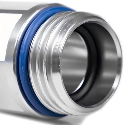 F1018 محول اتحاد مستقيم للهواء المضغوط - لتوصيل نظام أنابيب الهواء الهوائي السريع FastPip - محول قطعة أنابيب الهواء المضغوط - 3/4 بوصة × 1/2 بوصة NPT 190PSI إجمالي L 3 بوصة - أجزاء ضاغط الهواء in Kuwait