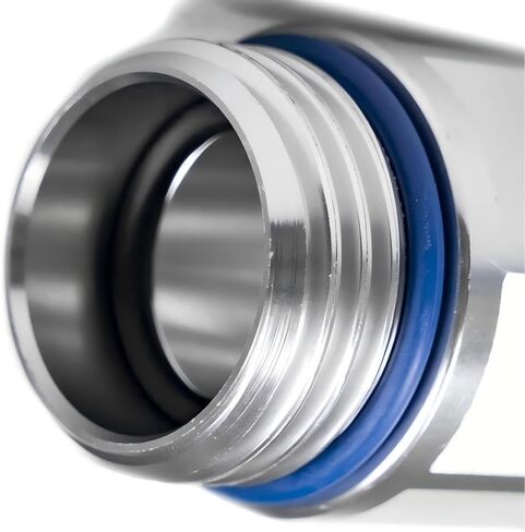 F1018 محول اتحاد مستقيم للهواء المضغوط - لتوصيل نظام أنابيب الهواء الهوائي السريع FastPip - محول قطعة أنابيب الهواء المضغوط - 3/4 بوصة × 1/2 بوصة NPT 190PSI إجمالي L 3 بوصة - أجزاء ضاغط الهواء in Kuwait