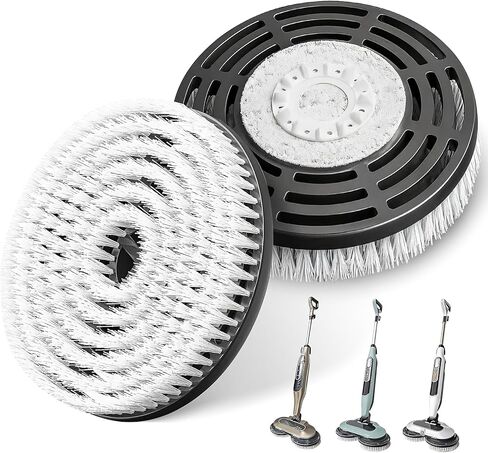 2 Pack New Upgrade Replacement Brush Heads for Shark S7000/S7001/S7005/S7201/S7000AMZ/S8000/S8001/S8201 Steam Mop, Professional Cleaning and Polishing, Deep Cleaning Hard Floors in Kuwait