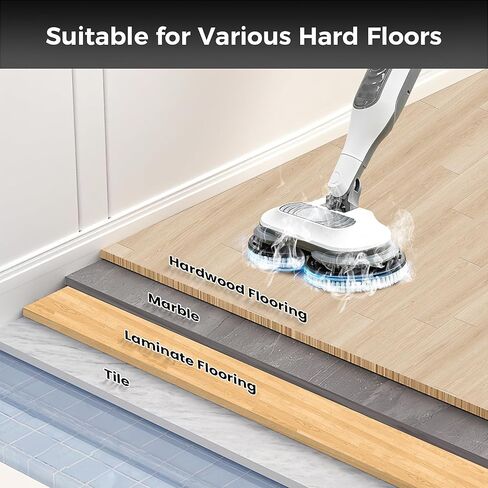 2 Pack New Upgrade Replacement Brush Heads for Shark S7000/S7001/S7005/S7201/S7000AMZ/S8000/S8001/S8201 Steam Mop, Professional Cleaning and Polishing, Deep Cleaning Hard Floors in Kuwait