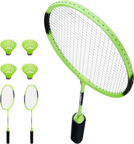 Beginner Friendly Badminton Racket Set,Badminton Sets for Backyards Badminton Racket Set with 4 Balls Lightweight Non-Slip Design for Adults Family Sports Training Indoor Outdoor Use in Kuwait