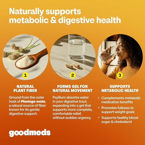 Psyllium Husk Fiber 520mg Capsules Supplement Soluble Dietary Colon Support for Women and Men, Restore Digestive Regularity and Balance (800 Count) in Kuwait