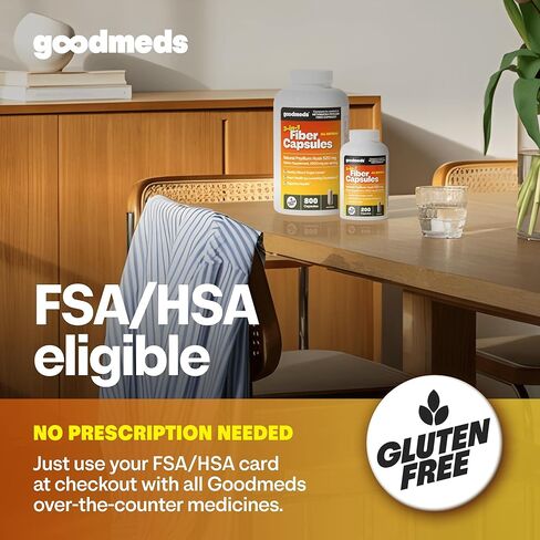 Psyllium Husk Fiber 520mg Capsules Supplement Soluble Dietary Colon Support for Women and Men, Restore Digestive Regularity and Balance (800 Count) in Kuwait