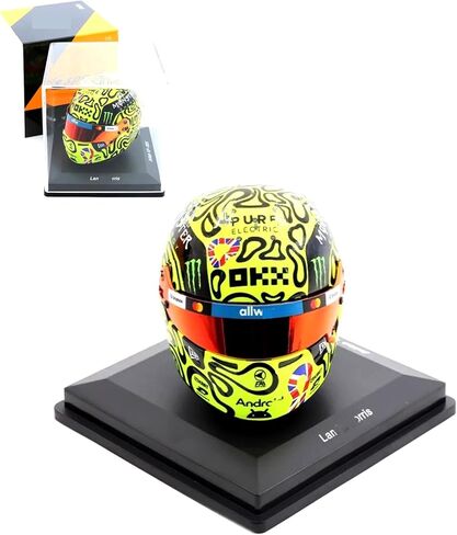 2025 1/5 Mcl39#4 Mini Helmet for BritainGP F1 Norris Champion Racing Helmet Model Ornament Customized Gift for Adults in Saudi Arabia