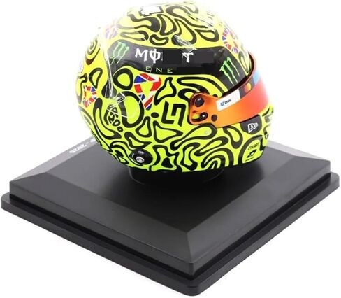 2025 1/5 Mcl39#4 Mini Helmet for BritainGP F1 Norris Champion Racing Helmet Model Ornament Customized Gift for Adults in Saudi Arabia