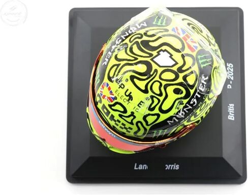 2025 1/5 Mcl39#4 Mini Helmet for BritainGP F1 Norris Champion Racing Helmet Model Ornament Customized Gift for Adults in Saudi Arabia