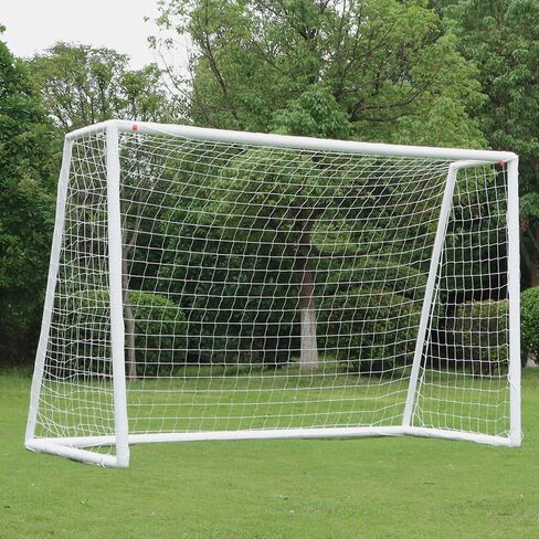 Panana Soccer Goal for Backyard 10x6.5/8x5/6x4 Soccer Goal Post Soccer Net with Carry Bag, Weatherproof UPVC Frame & Ground Stakes Portable for Kids and Adults in Saudi Arabia