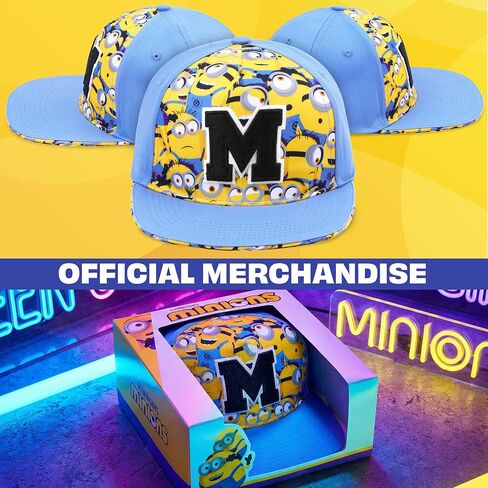 Marvel Spider-Man | Minions Kids Baseball Cap, Sunglasses Set UV Protection, Adjustable Sun Hat Gifts for Boys 4–12 in Saudi Arabia